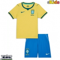 Brazil Replica Home Minikit World Cup 2026 Short Sleeve (+ pants)